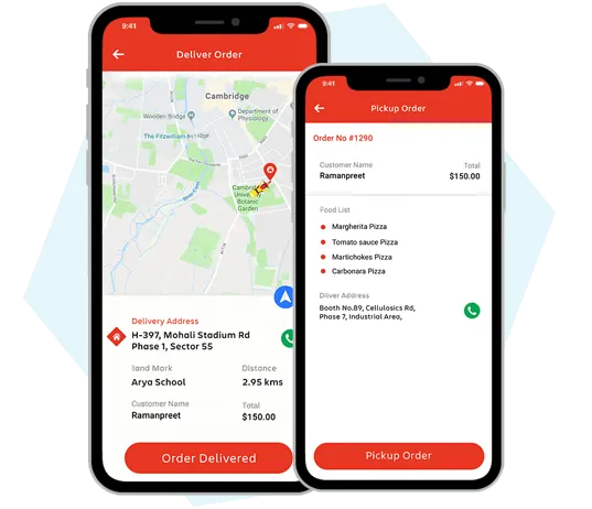 food delivery app development